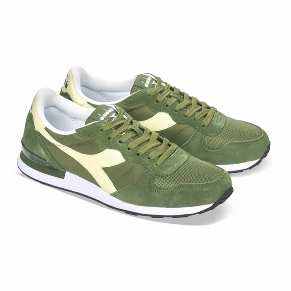 Zapatillas Diadora Camaro verde blanco hombre C10422