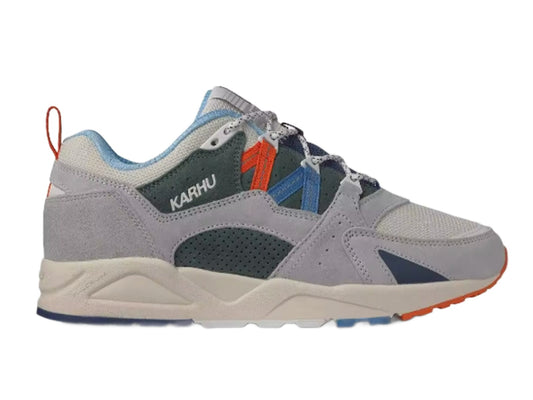 Zapatillas Karhu Fusion 2.0 Gris Dawn Blue Scarlet Ibis hombre C10432