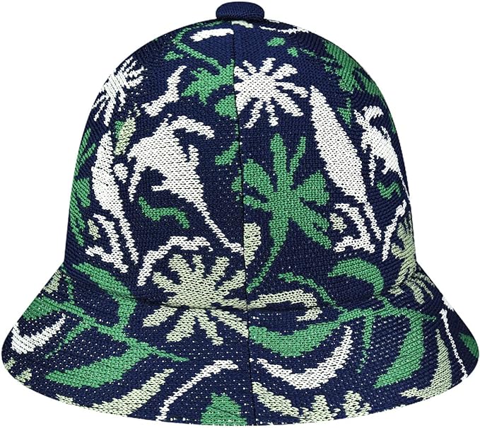 Sombrero Kangol Street Floral Casual Marino con flores W10108