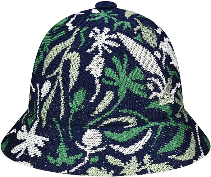 Sombrero Kangol Street Floral Casual Marino con flores W10108