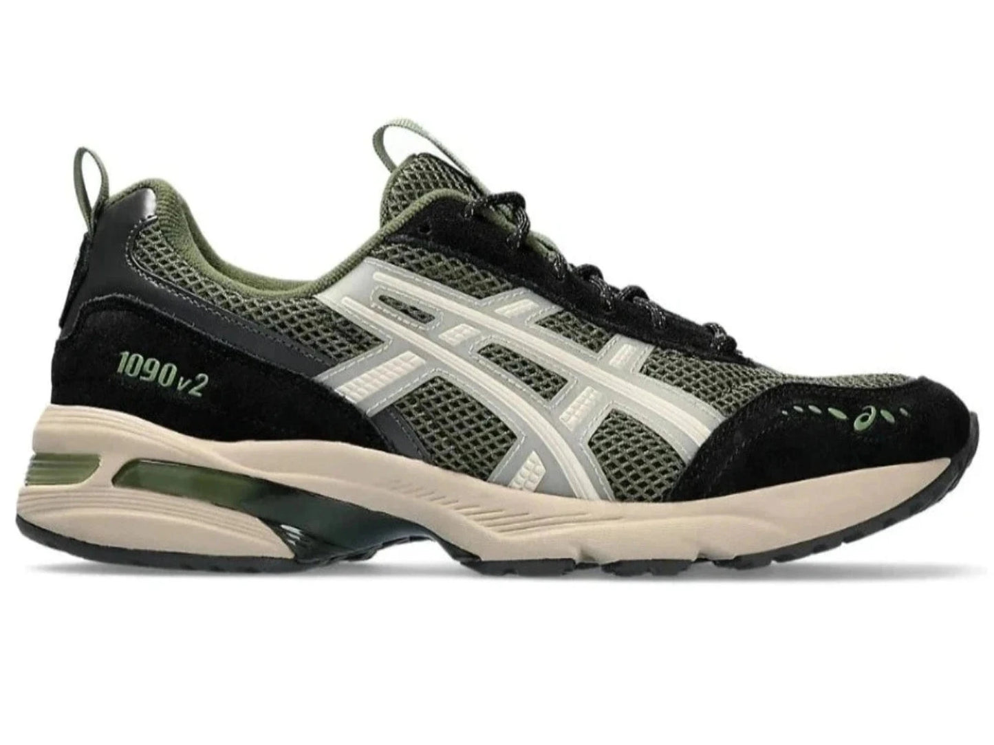 Zapatillas Asics Gel-1090v2 verde beige hombre C11360