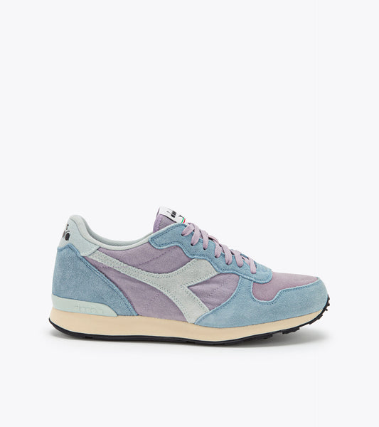 Zapatillas Diadora Camaro Suede malva y azul piedra mujer C10677