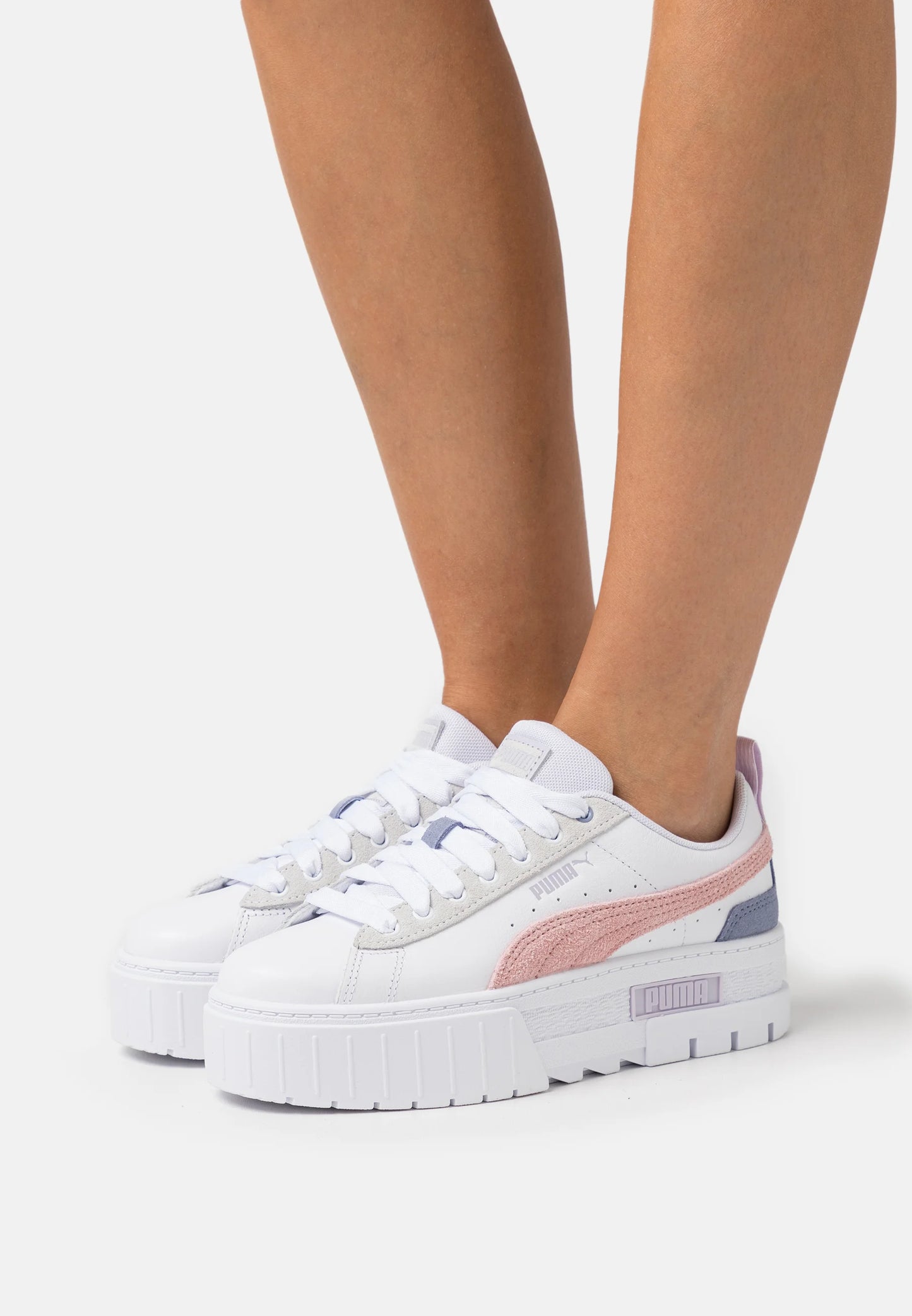 Zapatillas Puma Mayze Mix blanco rosa mujer C10447