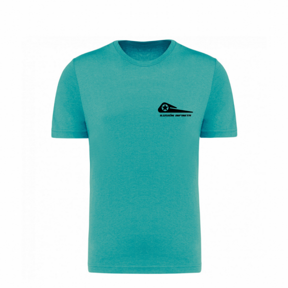 Camiseta Deportiva Ilusión Infinita verde agua hombre R12006