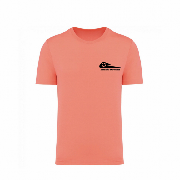 Camiseta Deportiva manga corta Ilusión Infinita coral hombre R12002