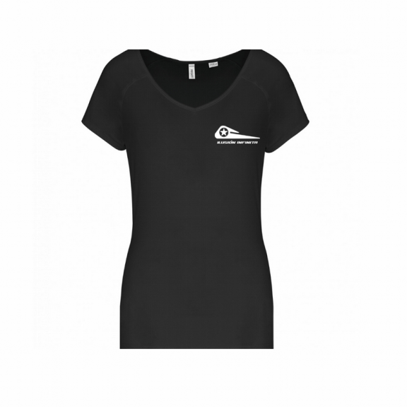 Camiseta Ilusión Infinita negro mujer R11999