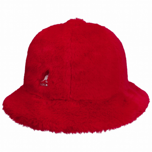 Sombrero Faux Fur Casual Rojo Unisex W10686