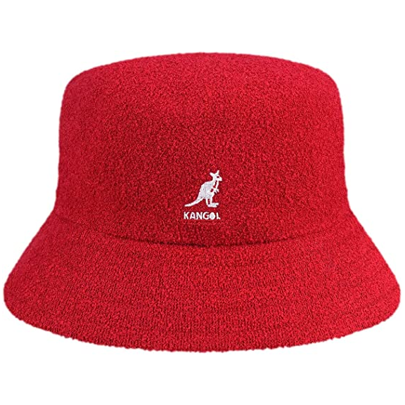 Sombrero Kangol Bermuda Bucket Rojo W10105