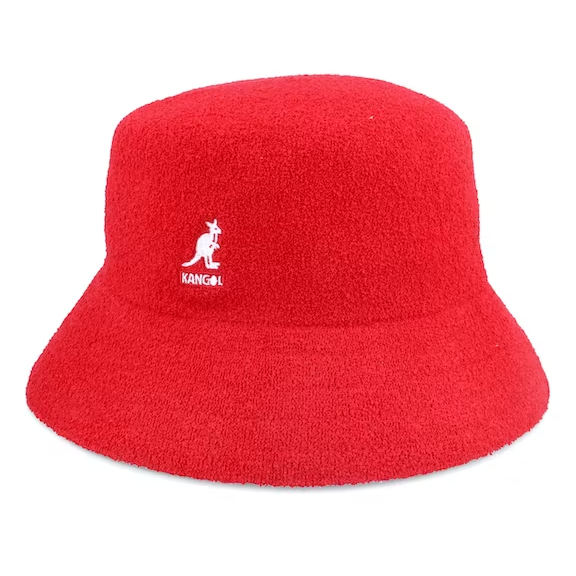 Sombrero Kangol Bermuda Bucket Rojo W10105