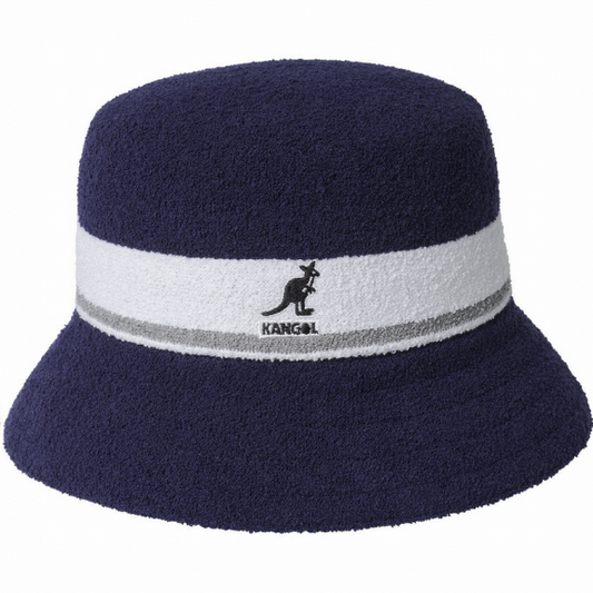 Sombrero Kangol Bermuda Stripe marino blanco W6910