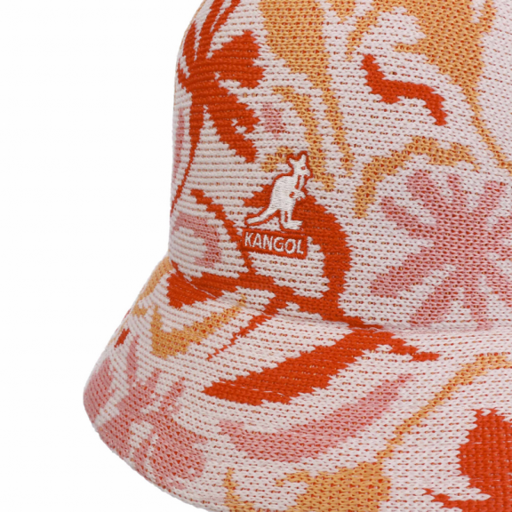 Sombrero Kangol Street Floral Casual Blanco con flores W10107