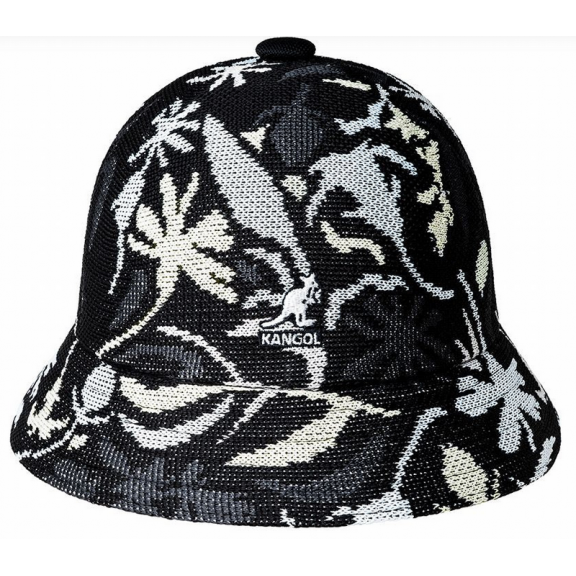 Sombrero Kangol Street Floral Casual  Negro con flores