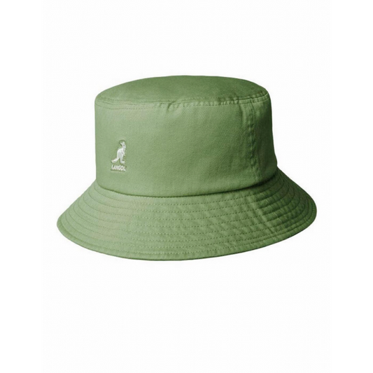 Sombrero Pescador Kangol Washed Bucket verde oliva W10112