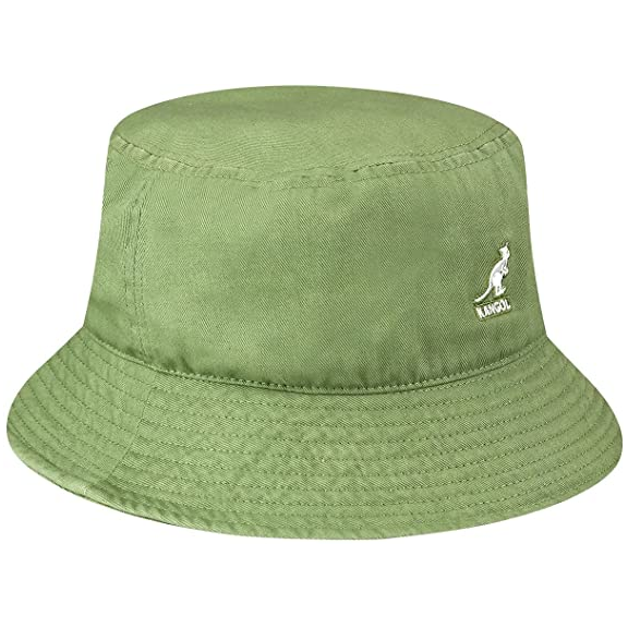 Sombrero Pescador Kangol Washed Bucket verde oliva W10112