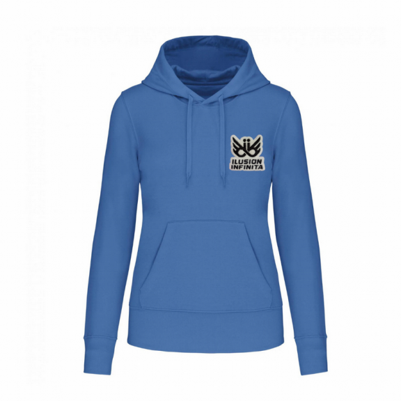 Sudadera capucha Ilusión Infinita azul mujer R11991