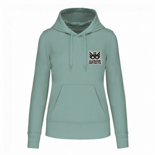 Sudadera capucha Ilusión Infinita verde mujer R11990