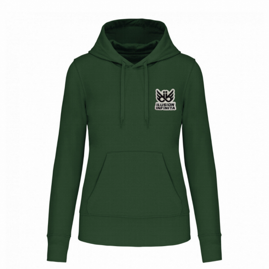 Sudadera capucha Ilusión Infinita verde hombre R11984