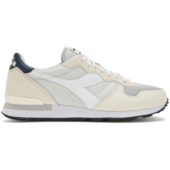 Zapatillas Diadora Camaro blanco gris glaciar hombre C10675