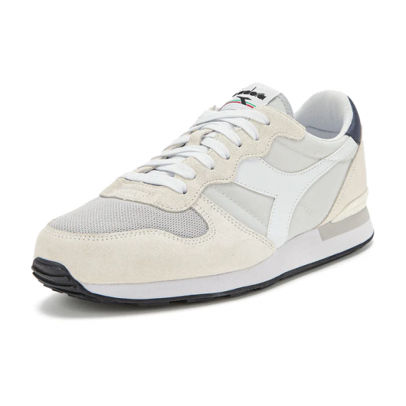 Zapatillas Diadora Camaro blanco gris glaciar hombre C10675