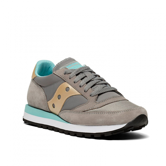 Zapatillas Saucony Jazz 81 gris azul dorado mujer C8311