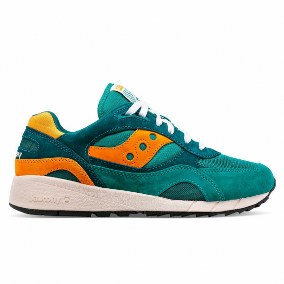 Zapatillas Saucony Shadow 6000 verde naranja hombre C9634