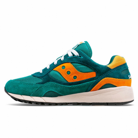 Zapatillas Saucony Shadow 6000 verde naranja hombre C9634