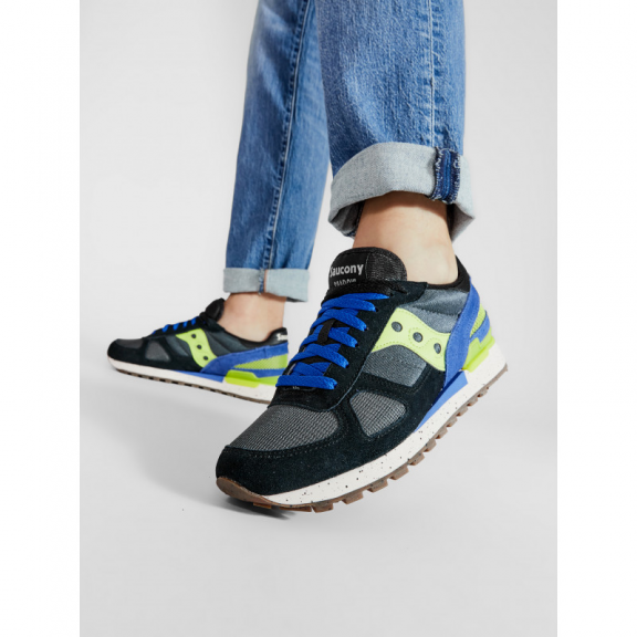 Zapatillas Saucony Shadow Original 5000 negro fluor azulon hombre C9997